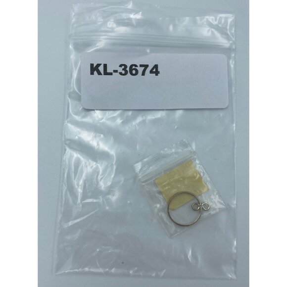 Silver Finding Pendant Round Necklace Drop Dangle - Picture 3 of 3